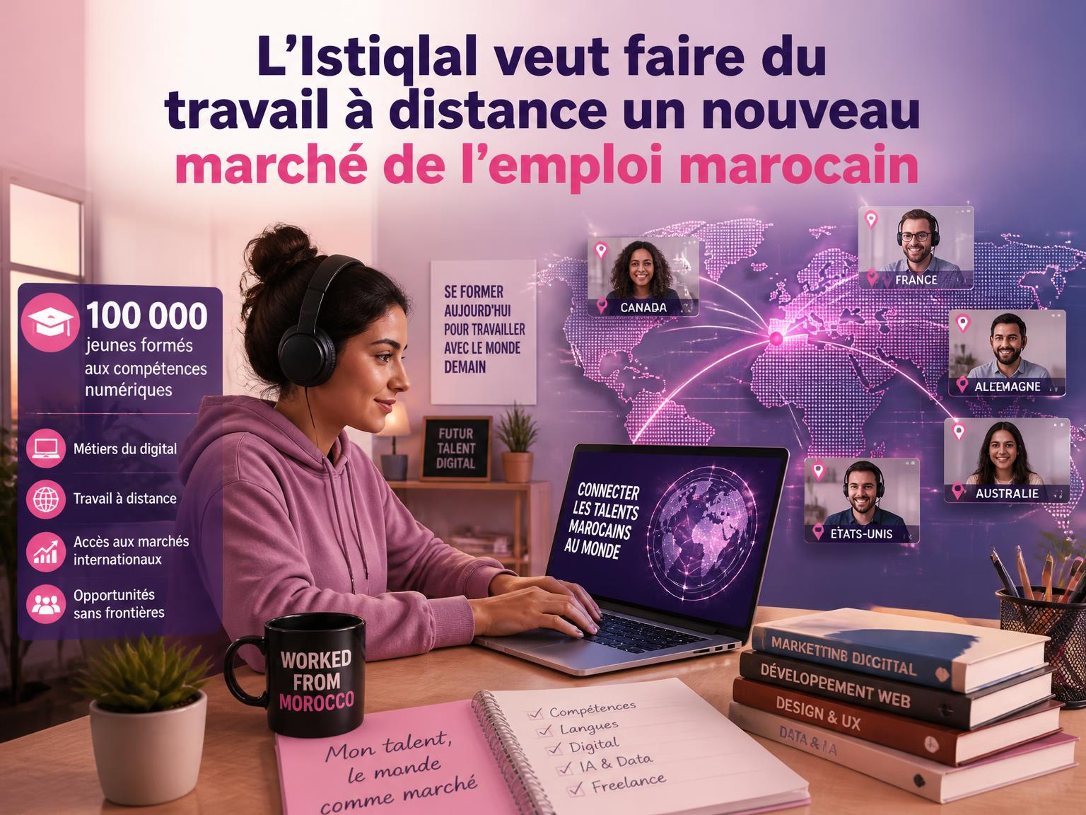 L’Istiqlal veut faire du travail à distance un nouveau marché de l’emploi marocain