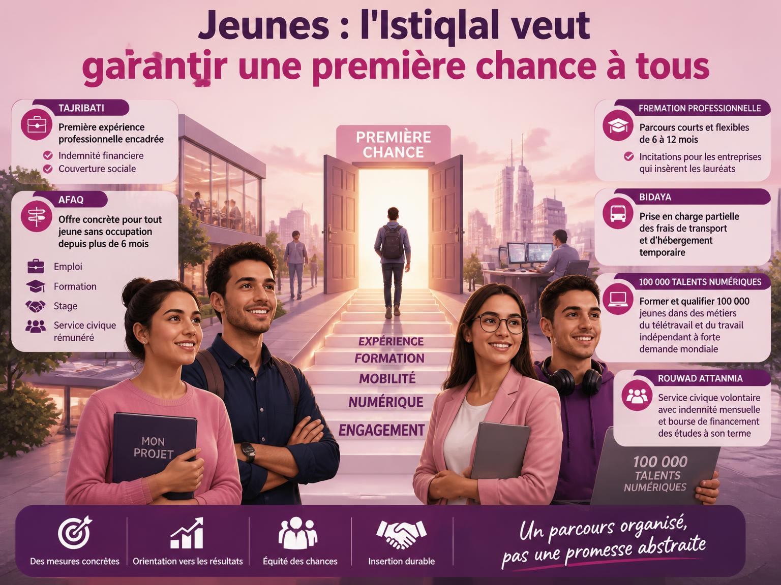 Jeunes : l'Istiqlal veut garantir une première chance à tous