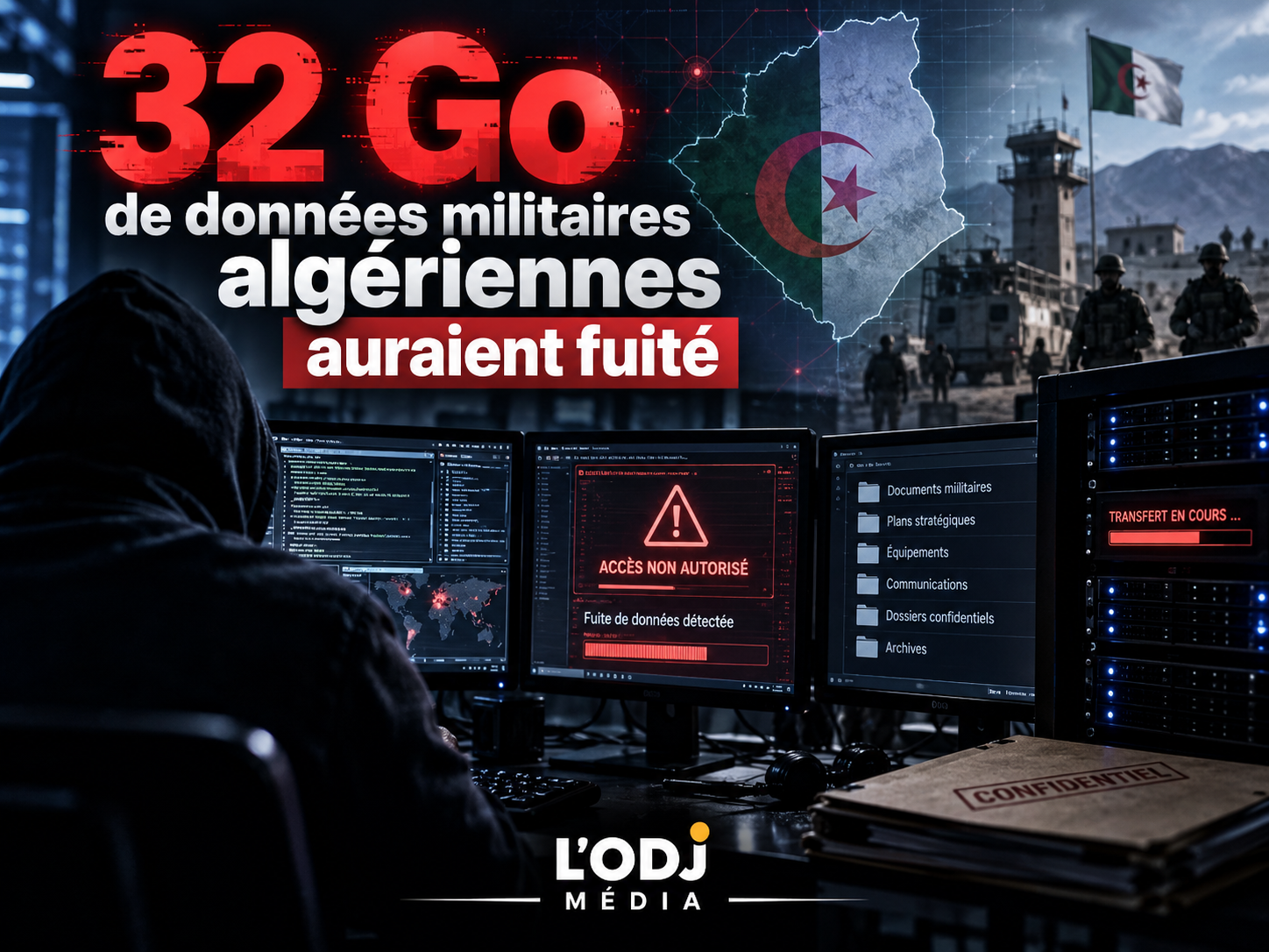 32 Go de données militaires algériennes auraient fuité 