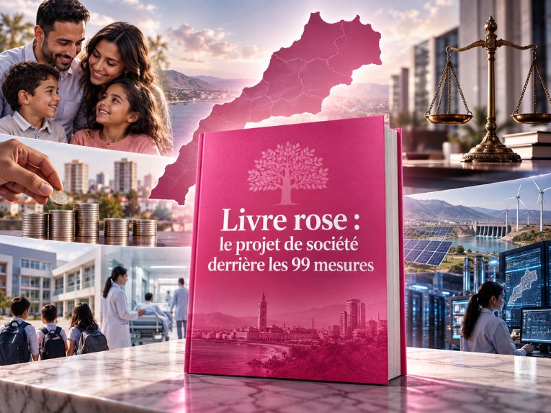 Livret rose, Chronique vidéo, Débat-podcast contradictoire et chatbot pour décryptage : 99 mesures concrètes des 5 piliers du programme du parti de l'Istiqlal