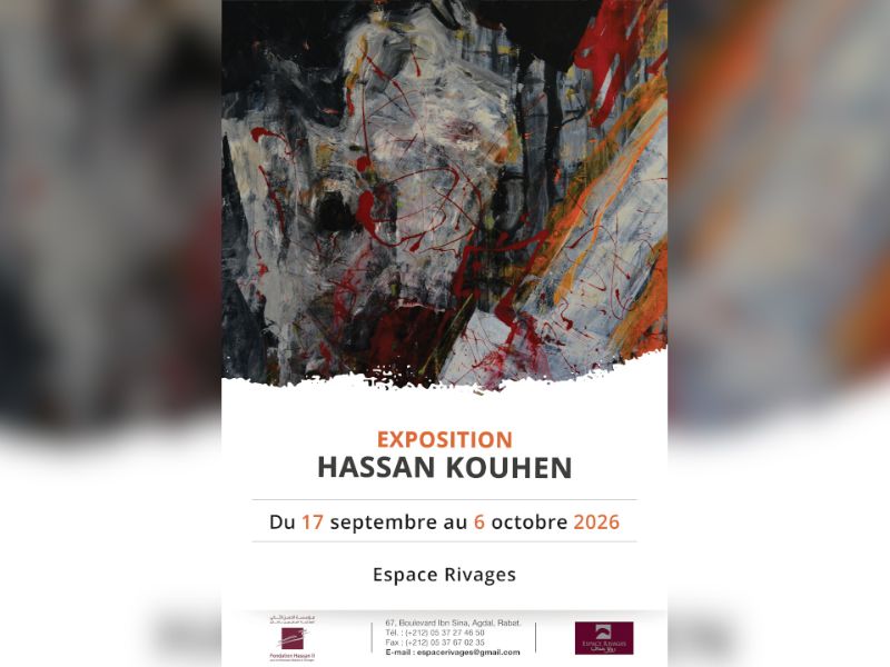 Hassan Kouhen à l’honneur à l’Espace Rivages à travers une nouvelle exposition.