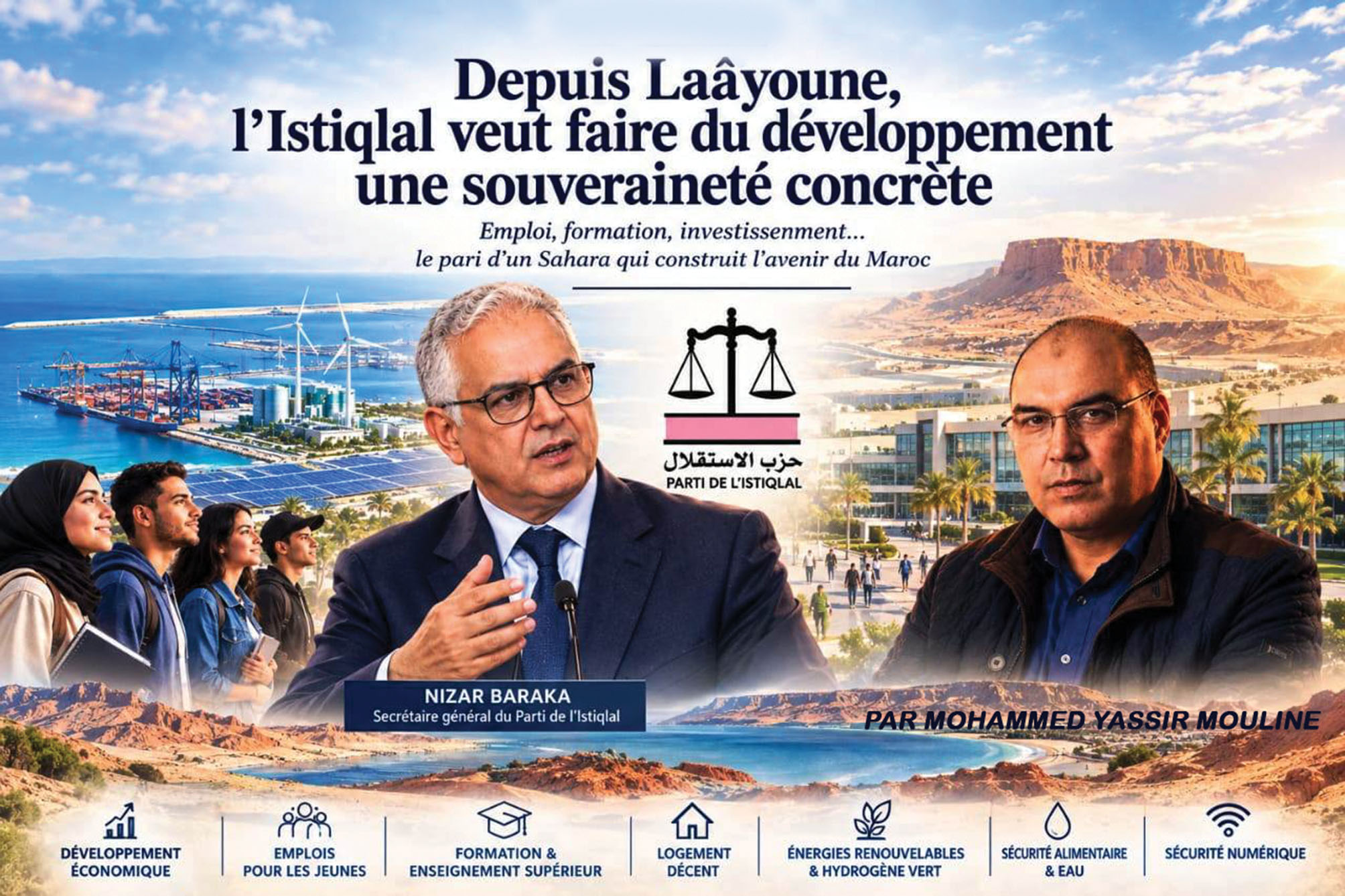 Depuis Laâyoune, l’Istiqlal veut faire du développement une souveraineté concrète