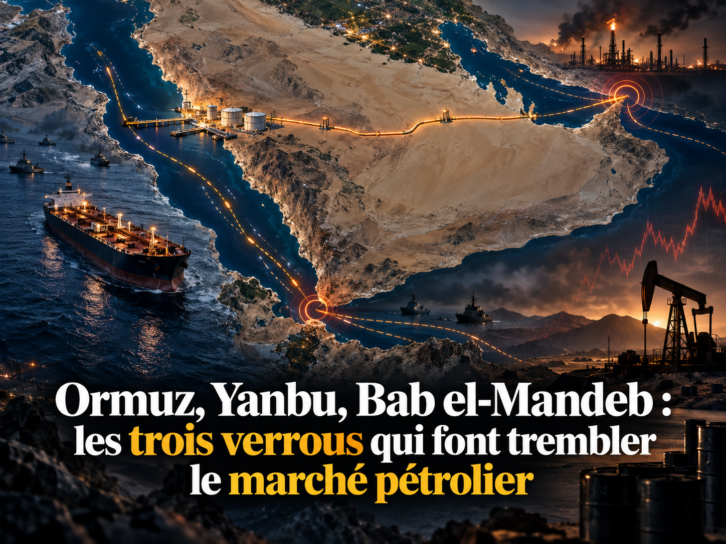 ​Ormuz, Yanbu, Bab el-Mandeb : les trois verrous qui font trembler le marché pétrolier