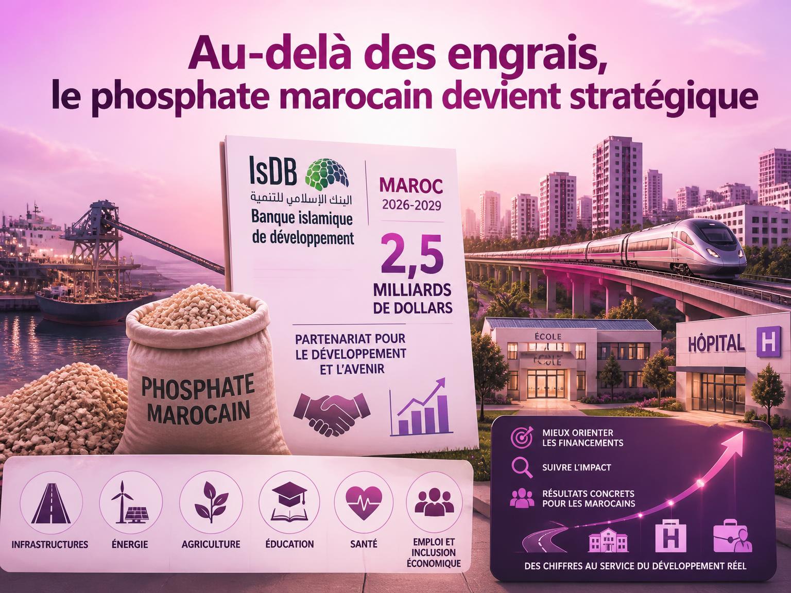 Au-delà des engrais, le phosphate marocain devient stratégique