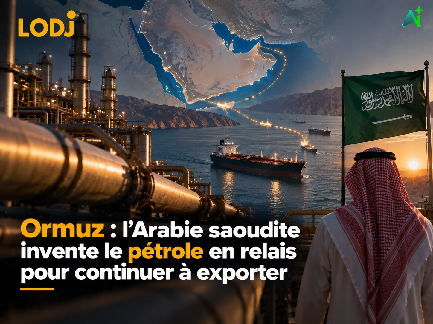 Ormuz : l’Arabie saoudite invente le pétrole en relais pour continuer à exporter