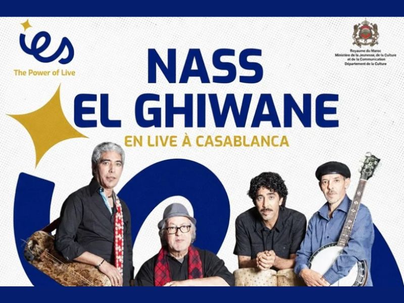 Le mythique groupe Nass El Ghiwane de retour sur scène à Casablanca