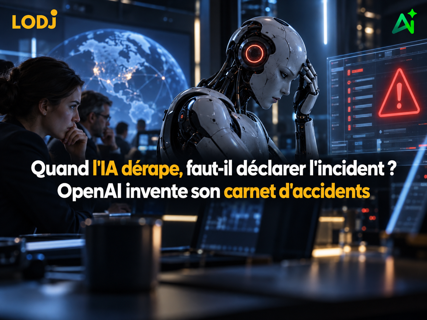 Quand l'IA dérape, faut-il déclarer l'incident ? OpenAI invente son carnet d'accidents