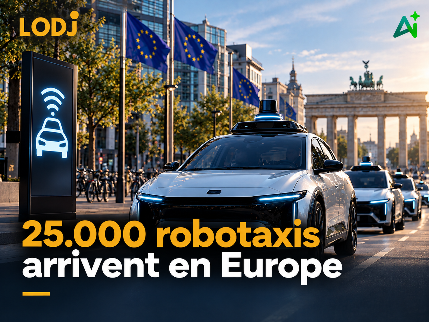 25.000 robotaxis arrivent en Europe : après avoir fabriqué la voiture, le Maroc doit-il apprendre à fabriquer son intelligence ?