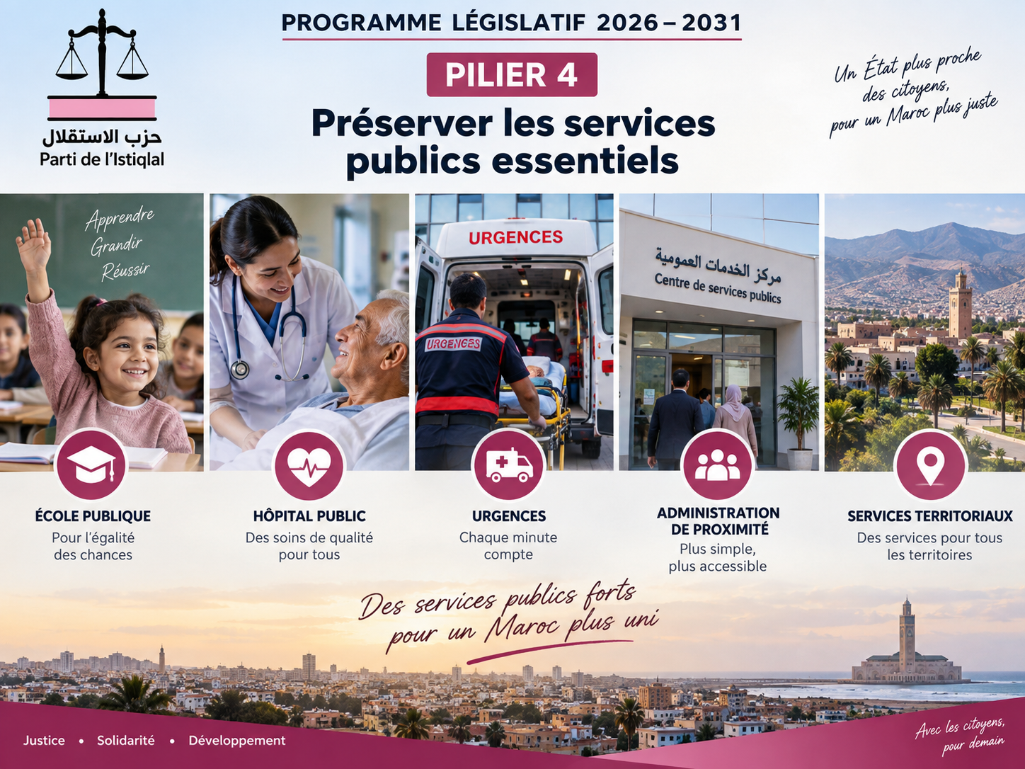 Livret rose, Chronique vidéo, Débat-podcast contradictoire et chatbot pour décryptage :  « Préserver les services publics essentiels »