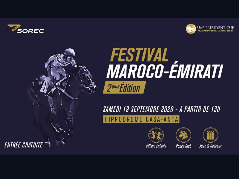 Courses hippiques : Le UAE Moroccan Festival fait son grand retour à l'hippodrome de Casa-Anfa
