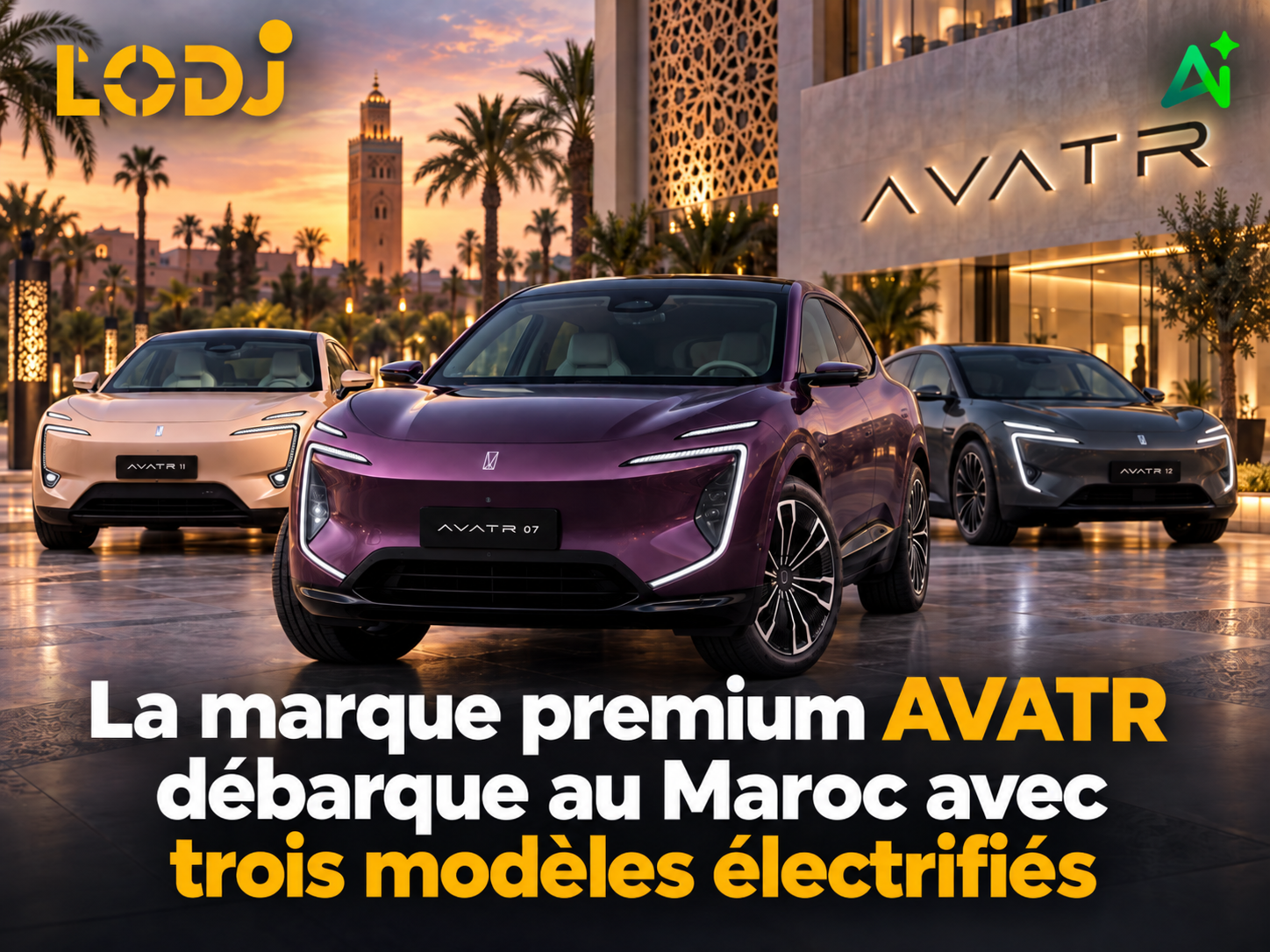 La marque premium AVATR débarque au Maroc avec trois modèles électrifiés