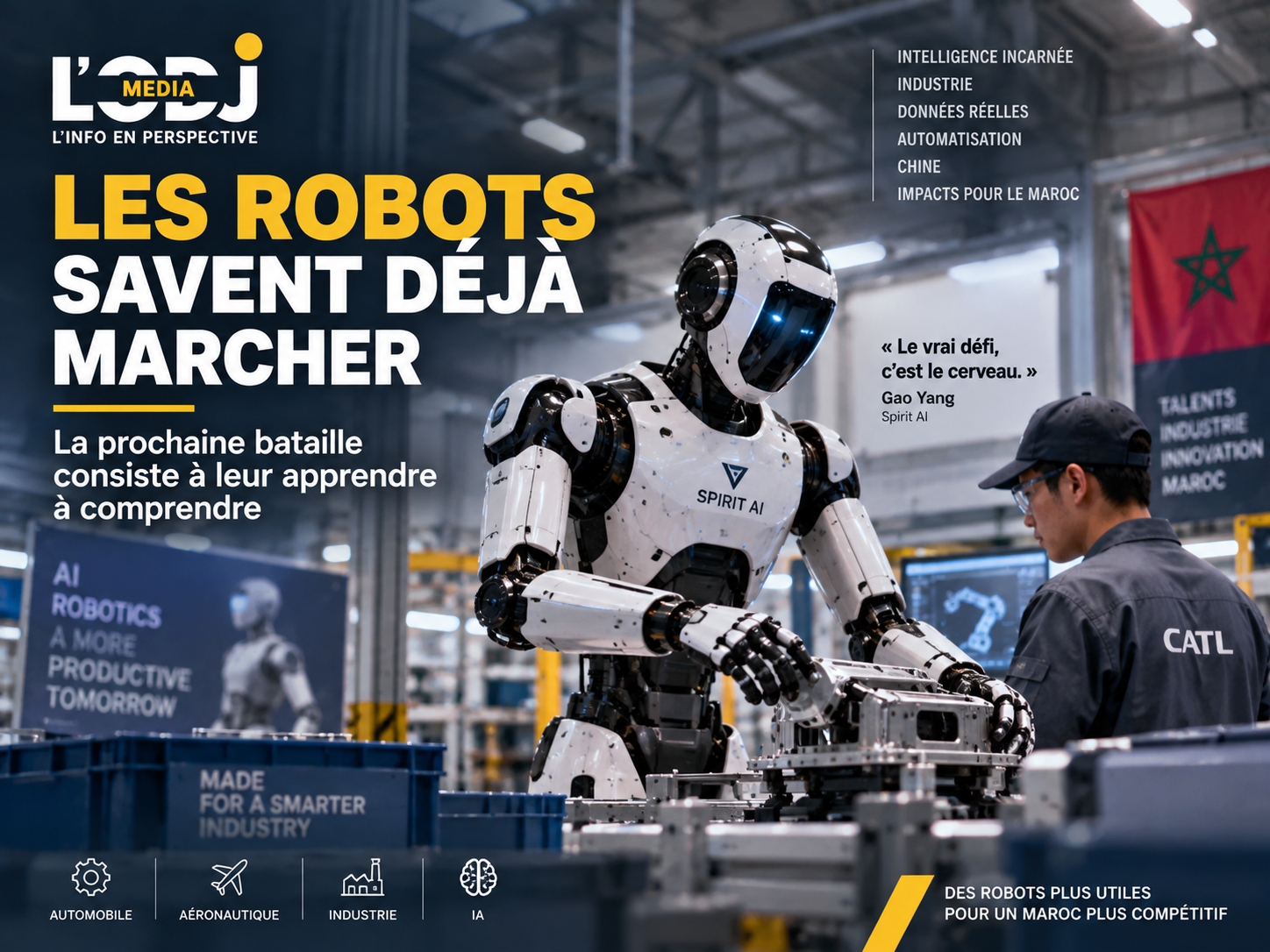 ​Les robots savent déjà marcher : la prochaine bataille consiste à leur apprendre à comprendre