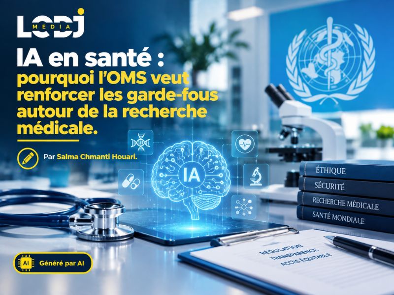 IA en santé : pourquoi l’OMS veut renforcer les garde-fous autour de la recherche médicale.