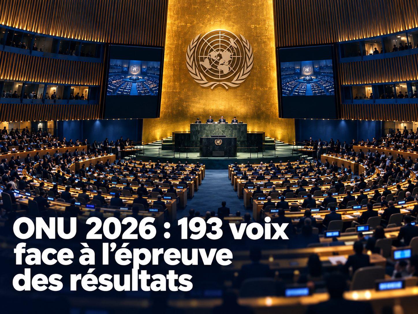 Assemblée générale de l’ONU 2026 : 193 voix face à l’épreuve des résultats