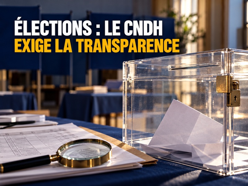 Législatives 2026 : le CNDH demande la publication des enquêtes sur les incidents