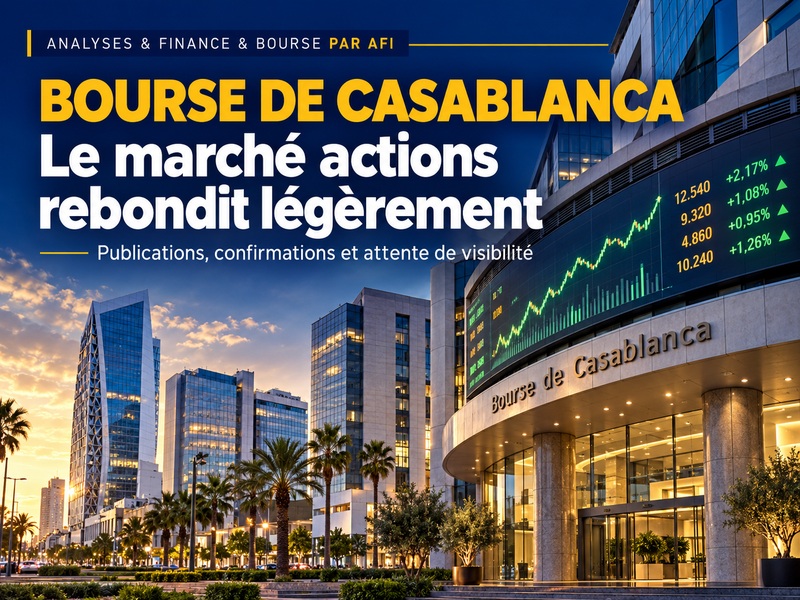 MASI : « Le marché actions rebondit légèrement, entre publications, confirmations et attente de visibilité »