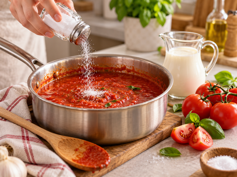 Sauce trop salée : oubliez le sucre, voici ce qui fonctionne vraiment