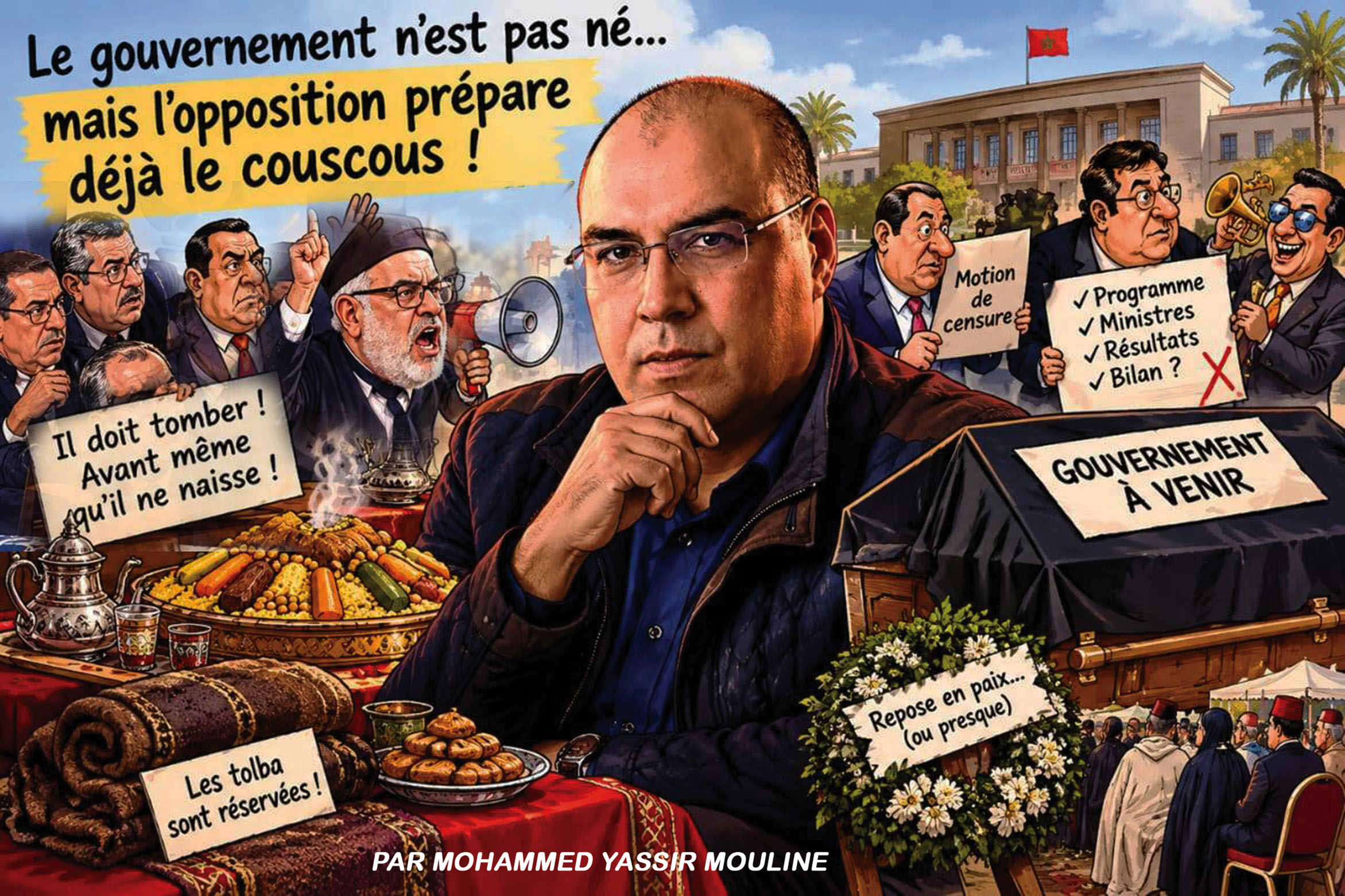 Le gouvernement n’est pas né… mais l’opposition prépare déjà le couscous