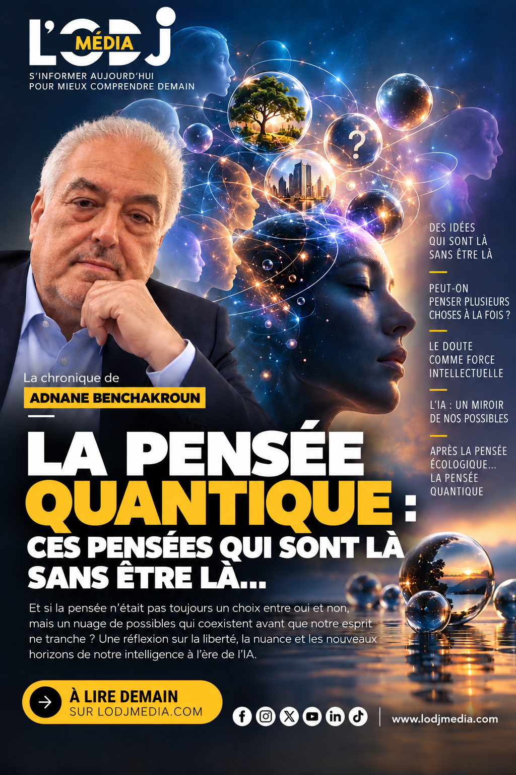 ​La pensée quantique : ces idées qui sont là sans être là