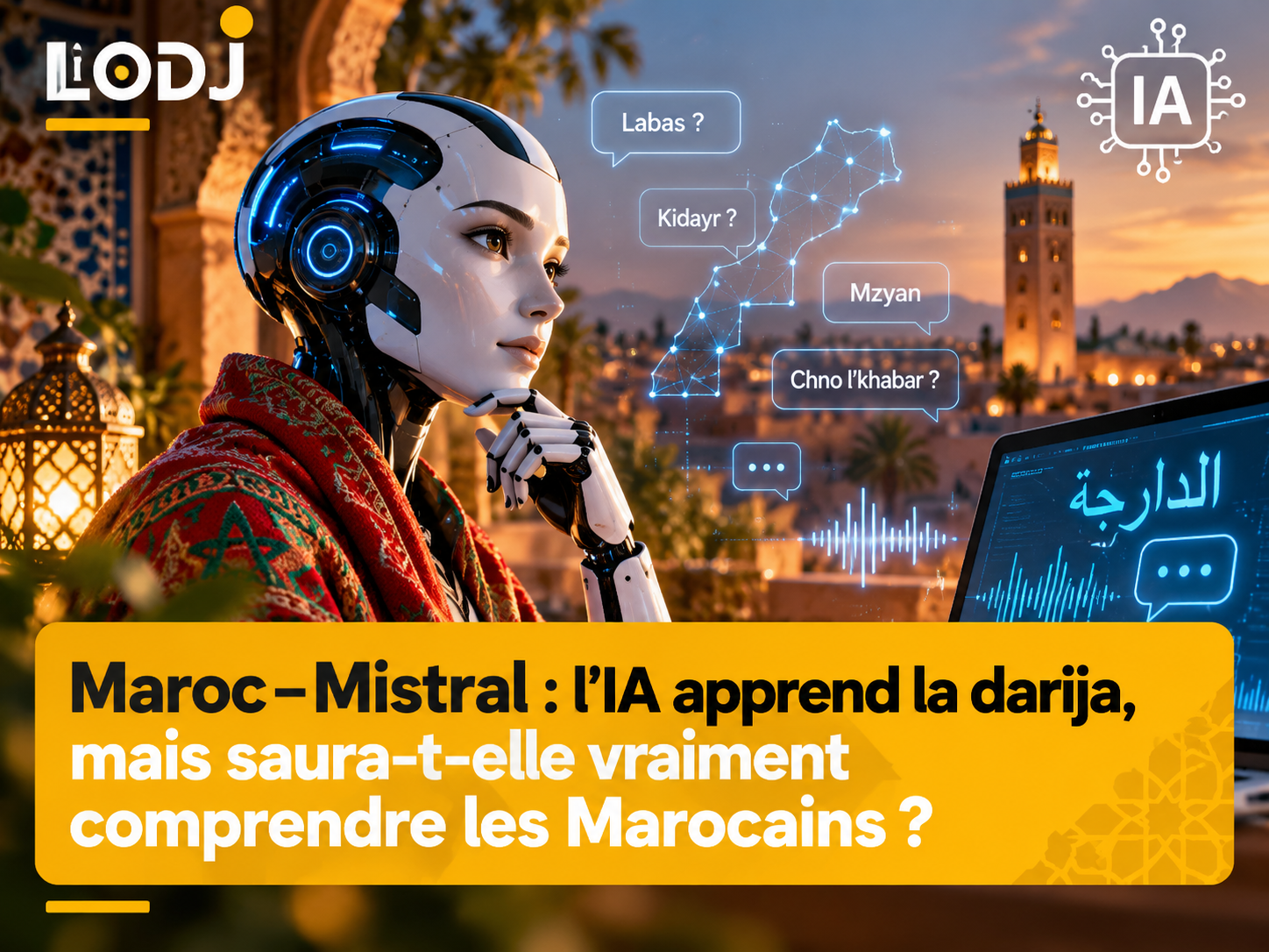 Maroc–Mistral : l’IA apprend la darija, mais saura-t-elle vraiment comprendre les Marocains ?