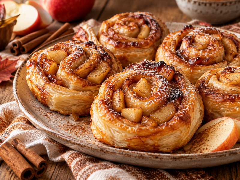 Pommes, cannelle et pâte feuilletée : le trio gagnant de l’automne