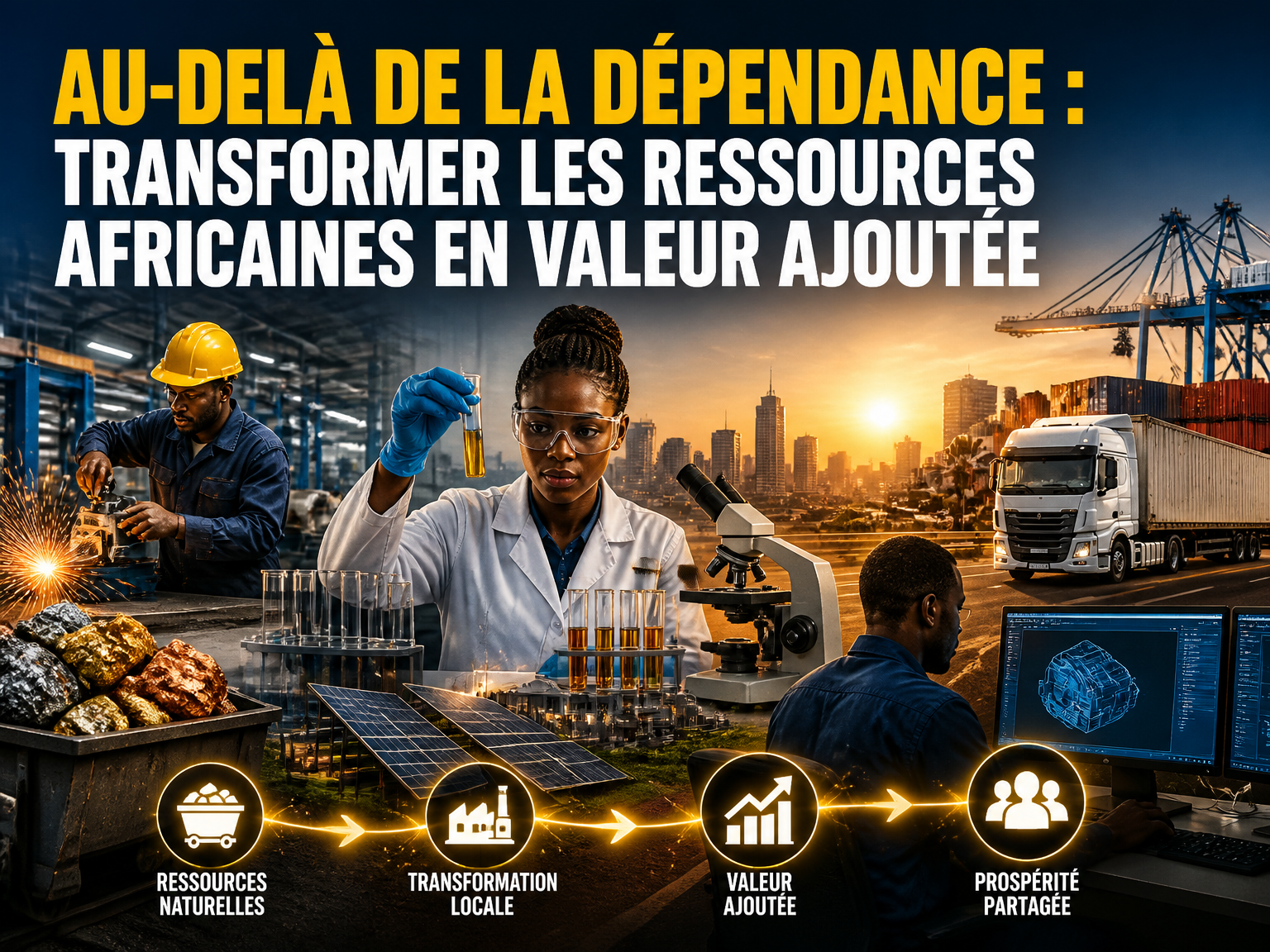 Au-delà de la dépendance : transformer les ressources africaines en valeur ajoutée