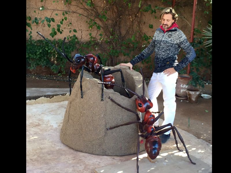 Ramakech : Jean-François Fourtou transforme la Palmeraie de Marrakech en un parc de sculptures immersif
