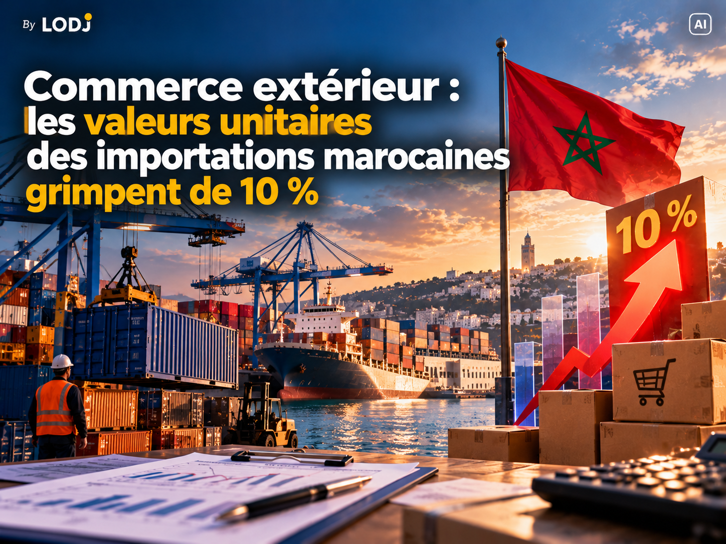Commerce extérieur : les valeurs unitaires des importations marocaines grimpent de 10 %