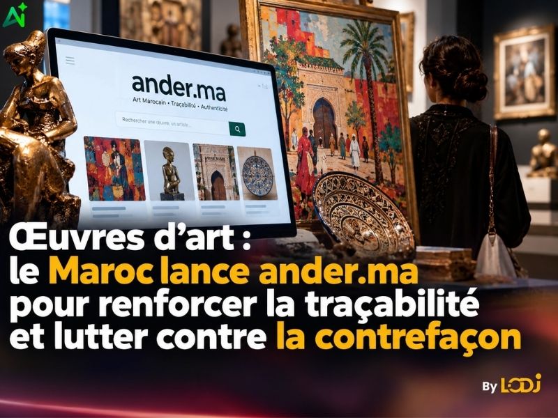 Œuvres d’art : le Maroc lance ander.ma pour renforcer la traçabilité et lutter contre la contrefaçon