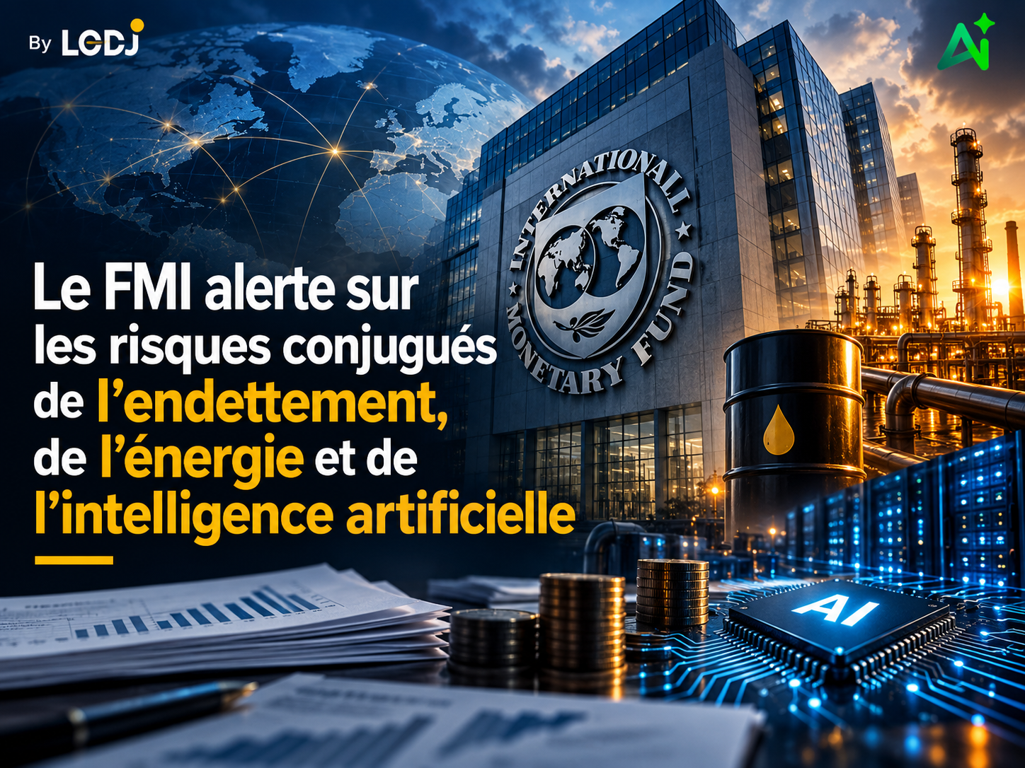 Le FMI alerte sur les risques conjugués de l’endettement, de l’énergie et de l’intelligence artificielle