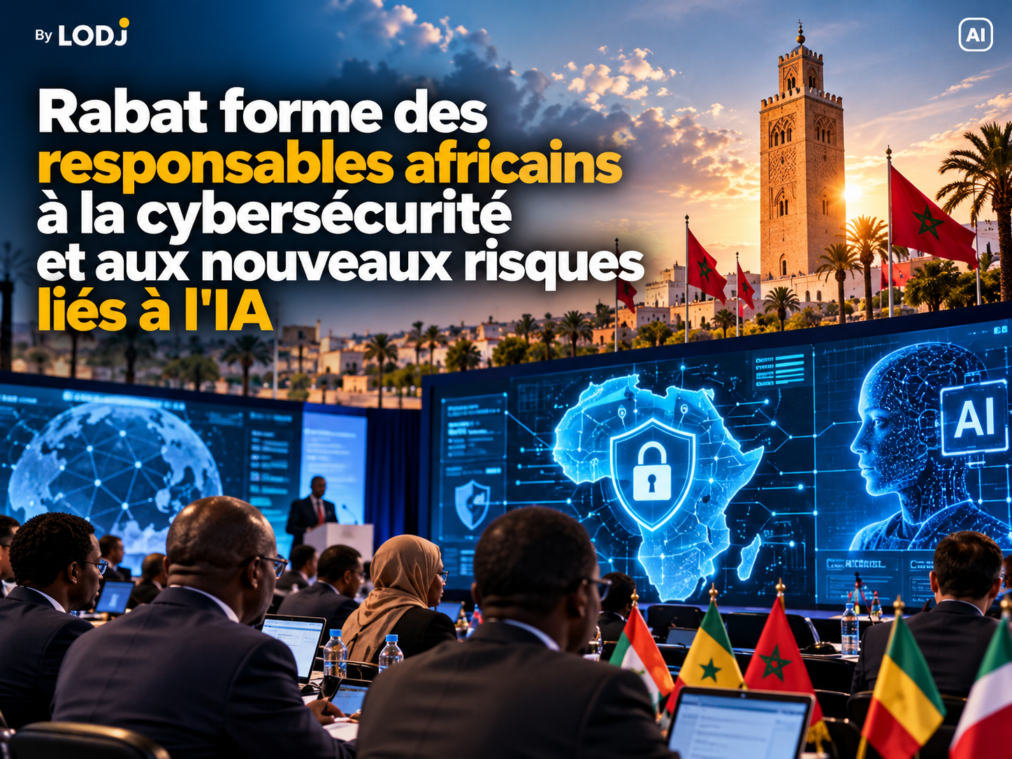 Rabat forme des responsables africains à la cybersécurité et aux nouveaux risques liés à l'IA