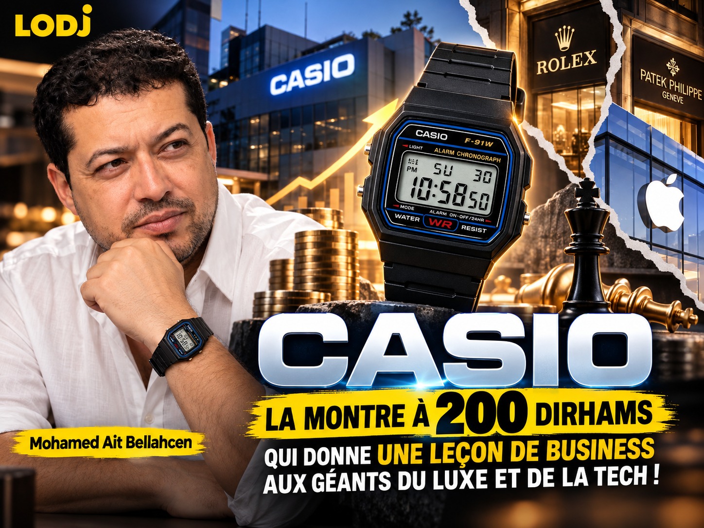 Casio : la montre à 200 dirhams qui donne une leçon de business aux géants du luxe et de la tech !