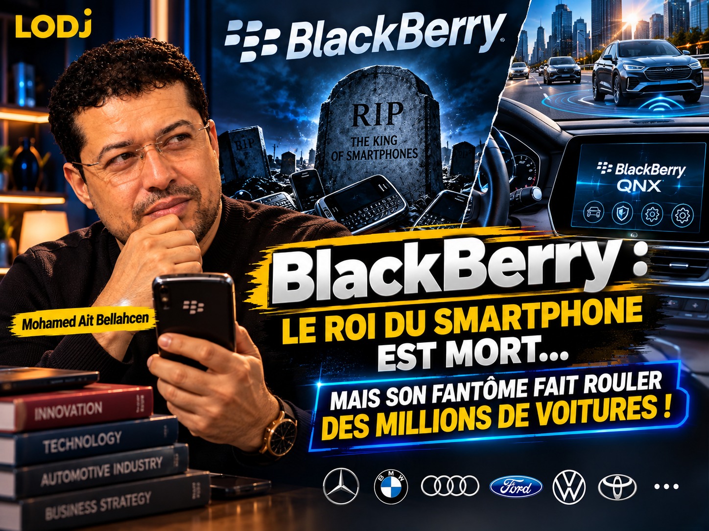 BlackBerry : le roi du smartphone est mort… mais son fantôme fait rouler des millions de voitures !