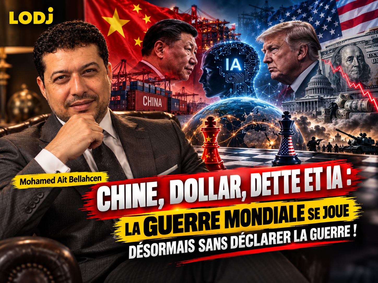 Chine, dollar, dette et IA : la guerre mondiale se joue désormais sans déclarer la guerre !
