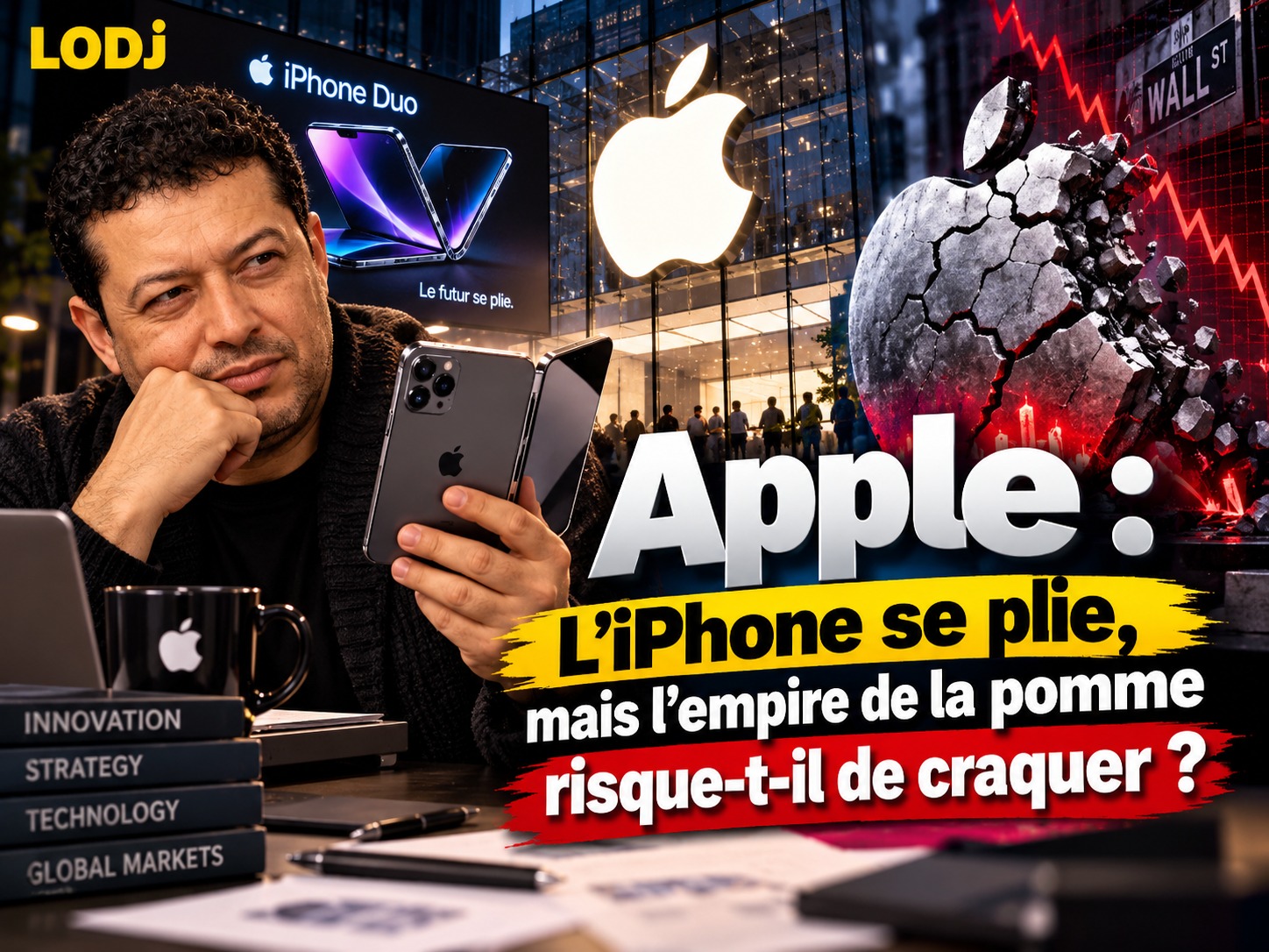 Apple : l’iPhone se plie, mais l’empire de la pomme risque-t-il de craquer ?