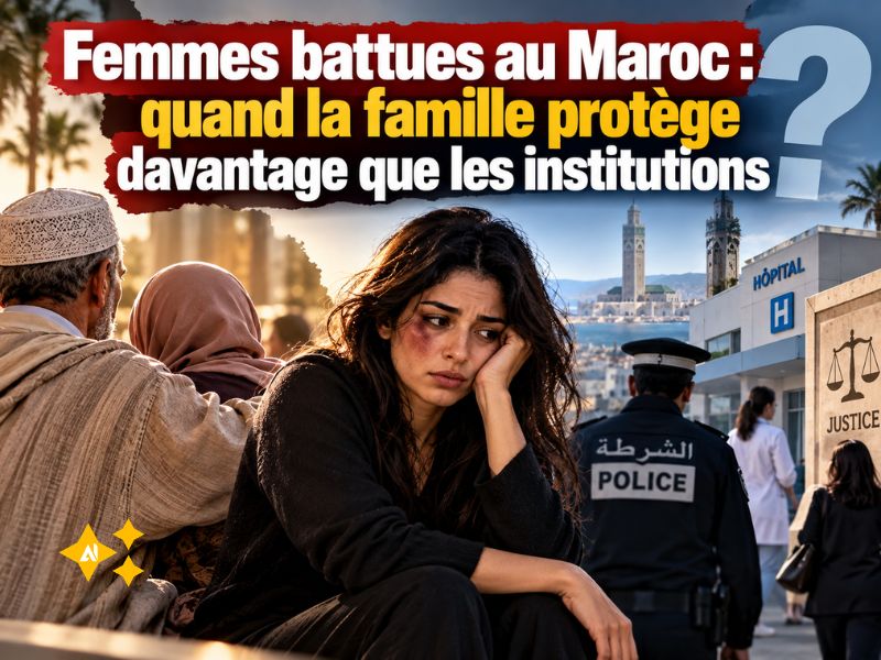 Femmes battues au Maroc : quand la famille protège davantage que les institutions