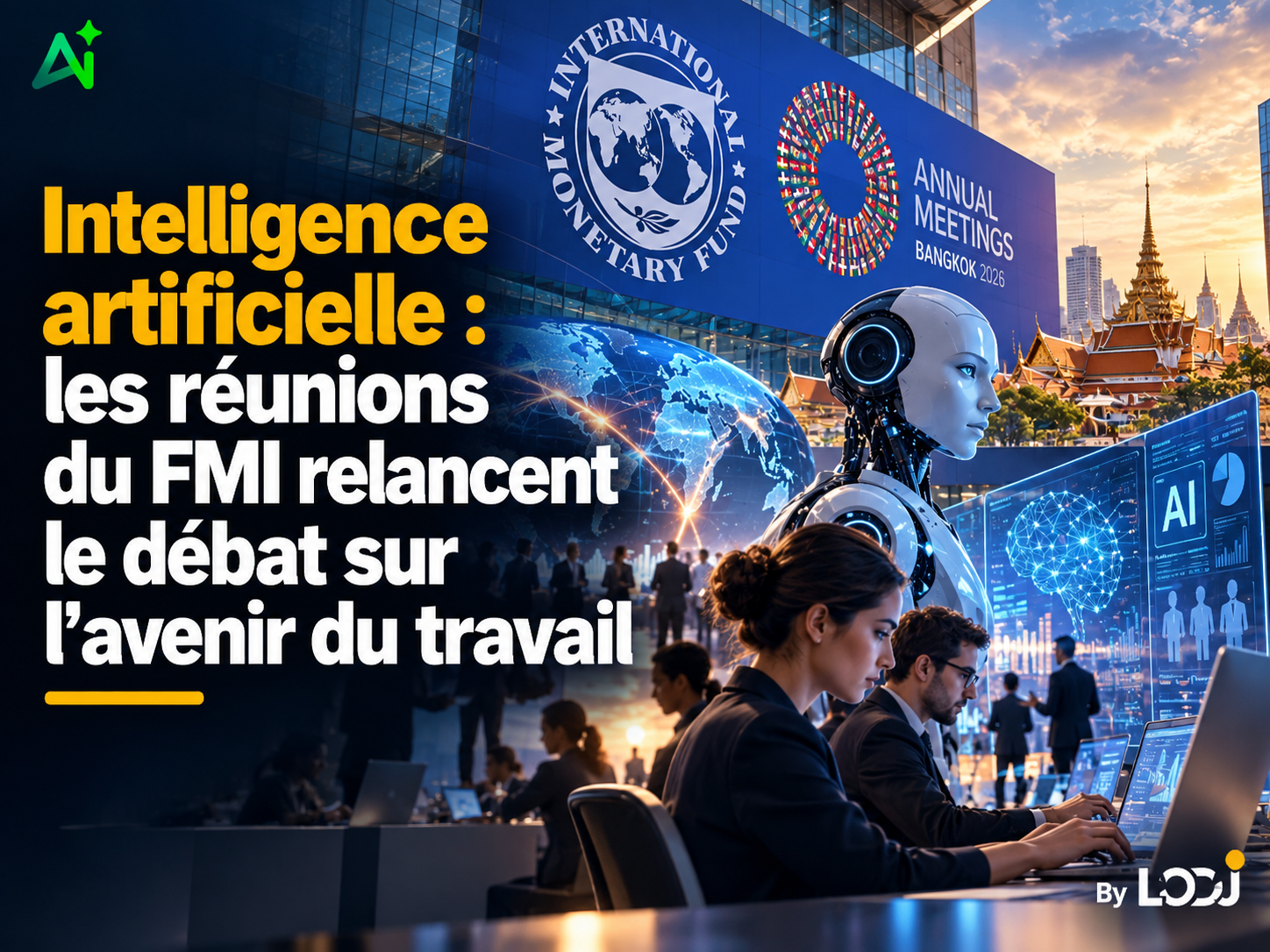 Intelligence artificielle : les réunions du FMI relancent le débat sur l'avenir du travail
