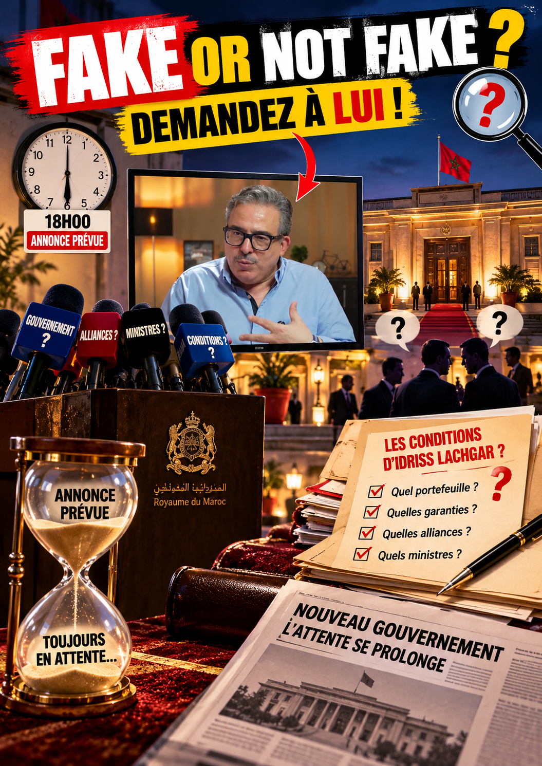 FAKE À 100 % ? À 50 % ? OU VRAI AVANT L’HEURE ?