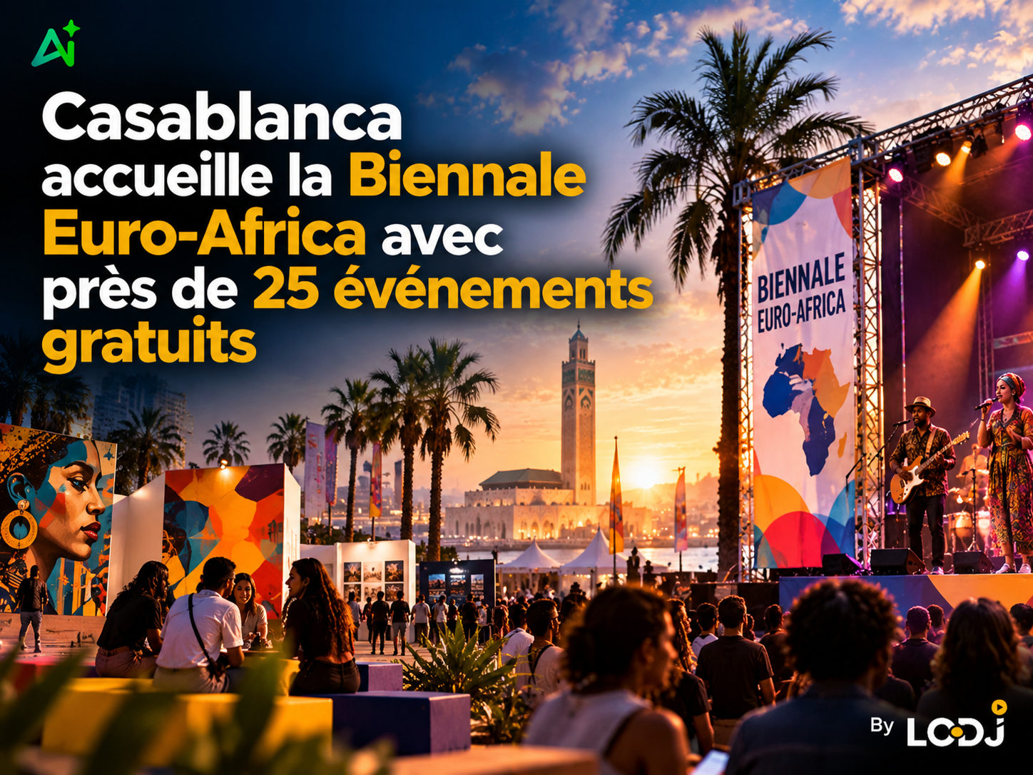 Casablanca accueille la Biennale Euro-Africa avec près de 25 événements gratuits