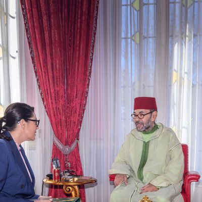 "Sa Majesté le Roi Mohammed VI a reçu mercredi 14 octobre 2026, au Palais Royal à Rabat, Mme Fatima Ezzahra El Mansouri, Cheffe du gouvernement chargée de la formation du nouveau gouvernement.
