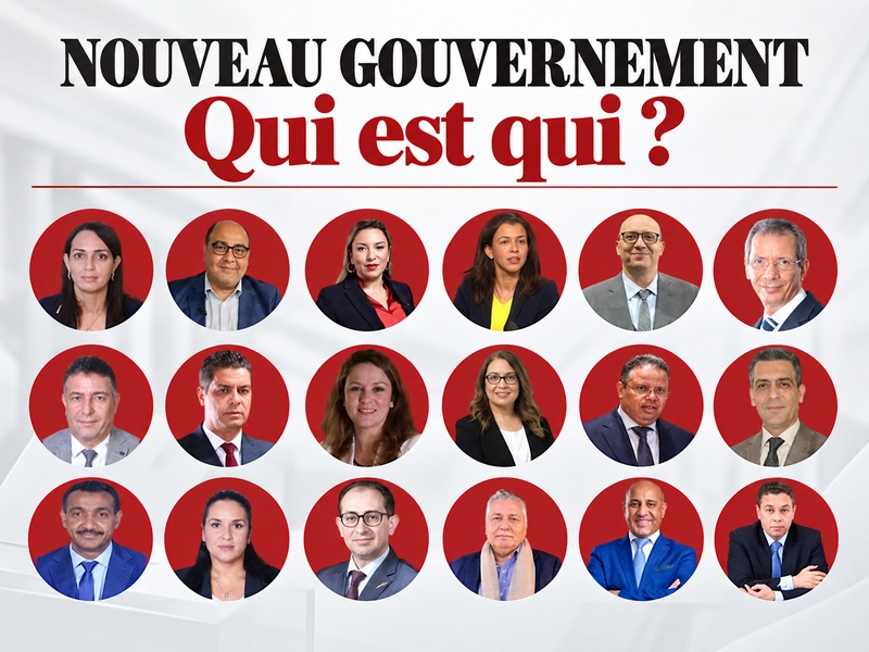 Gouvernement El Mansouri : qui sont les dix-huit visages à connaître ?