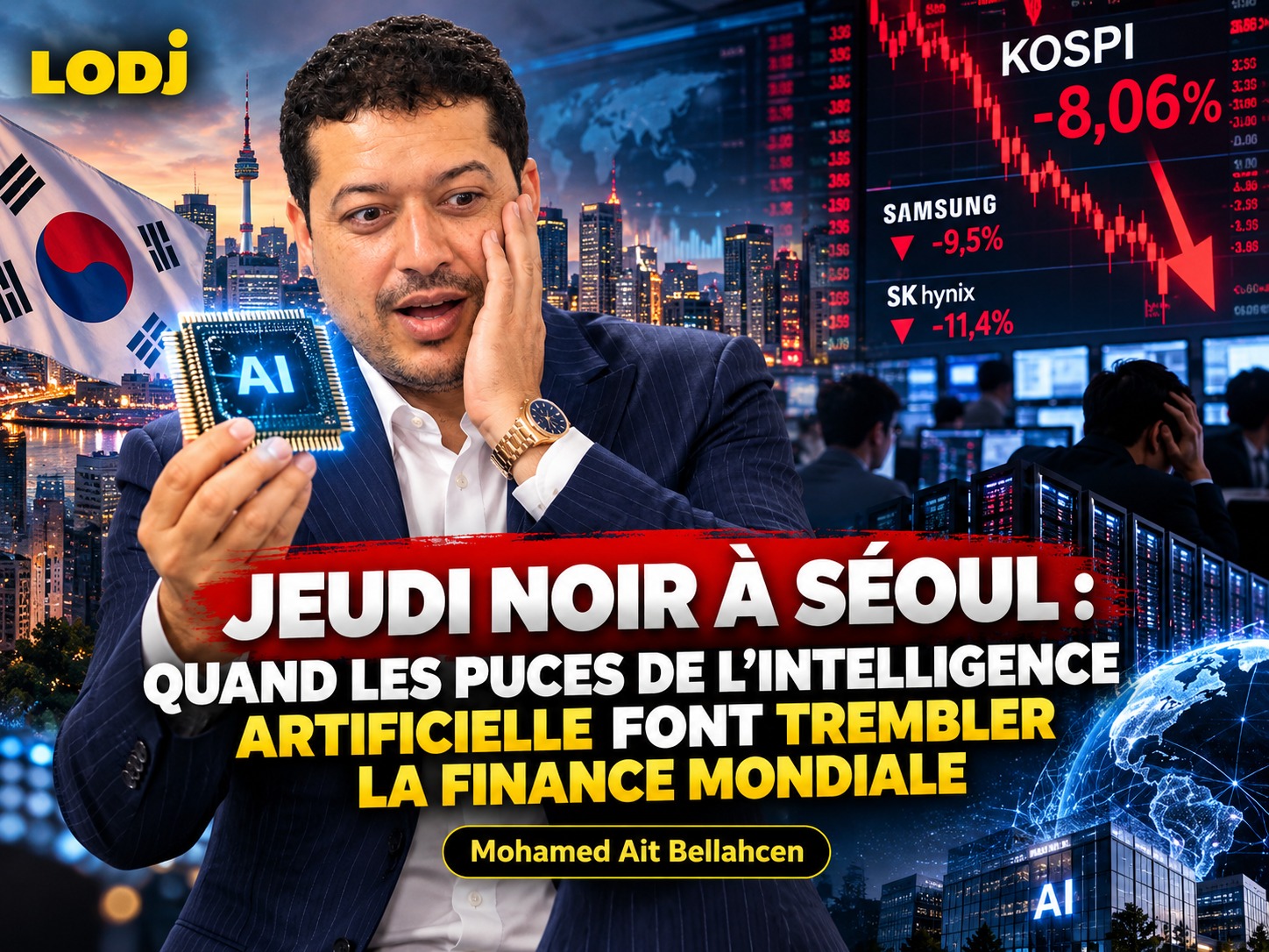 ​Jeudi noir à Séoul : quand les puces de l’intelligence artificielle font trembler la finance mondiale