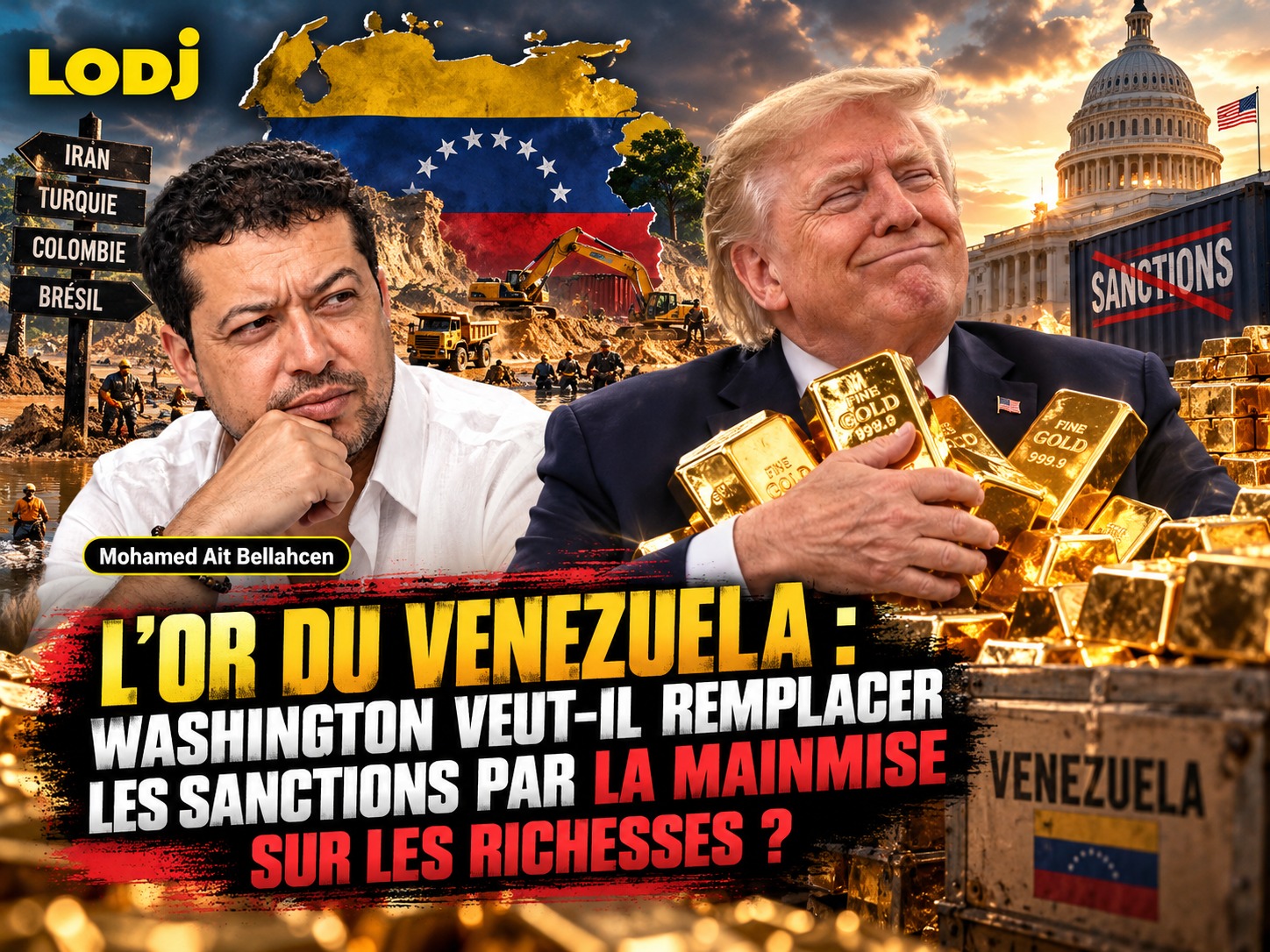 L’or du Venezuela : Washington veut-il remplacer les sanctions par la mainmise sur les richesses ?