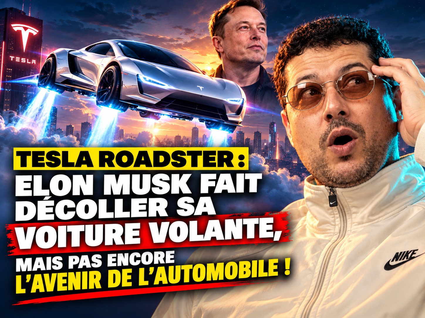 Tesla Roadster : Elon Musk fait décoller sa voiture volante, mais pas encore l'avenir de l'automobile !