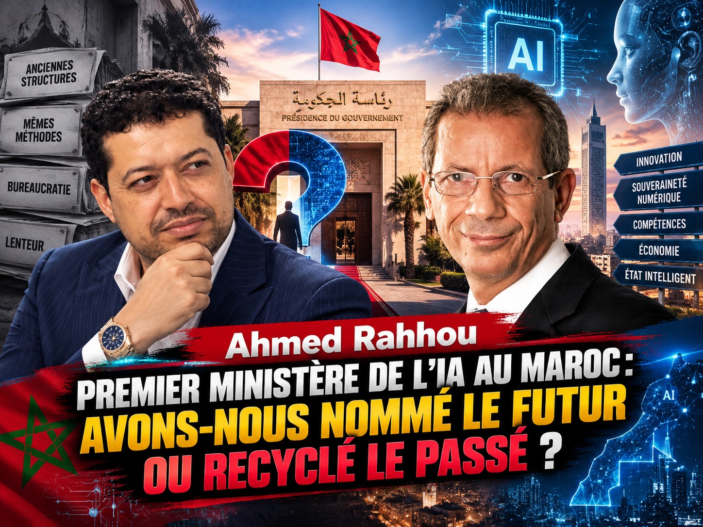 Ahmed Rahhou, premier ministère de l’IA au Maroc : avons-nous nommé le futur ou recyclé le passé ?