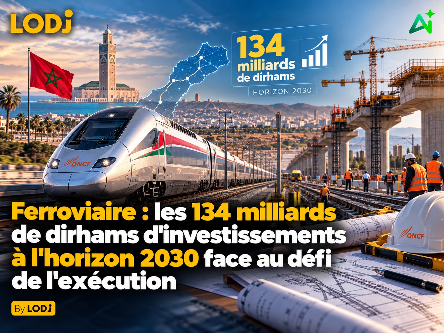Ferroviaire : les 134 milliards de dirhams d'investissements à l'horizon 2030 face au défi de l'exécution