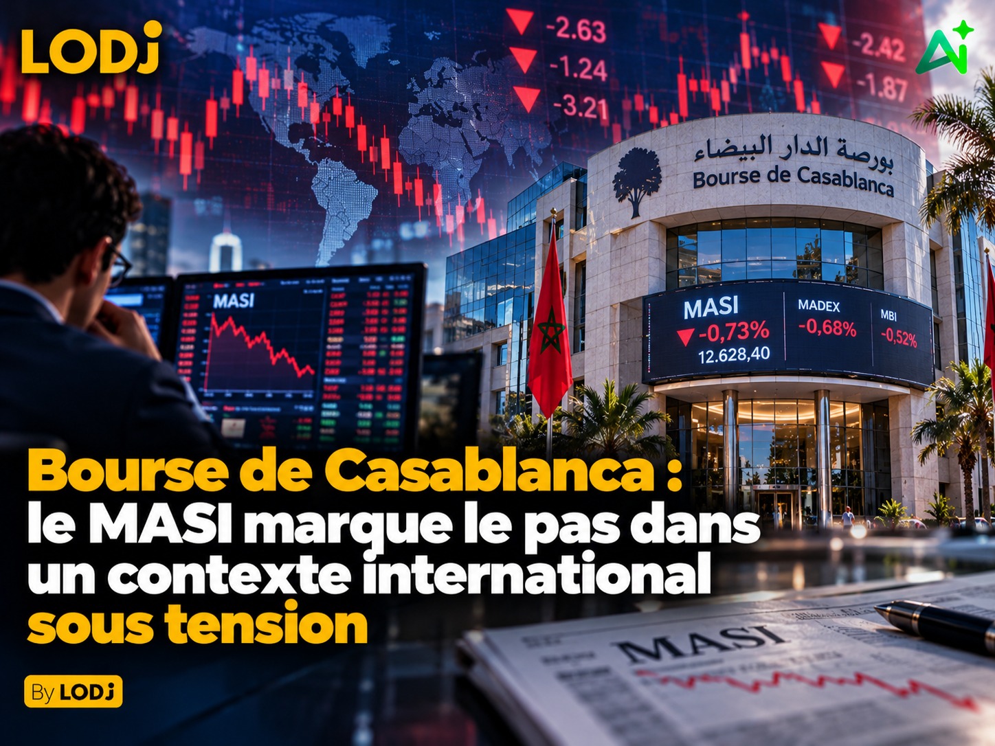 Bourse de Casablanca : le MASI marque le pas dans un contexte international sous tension