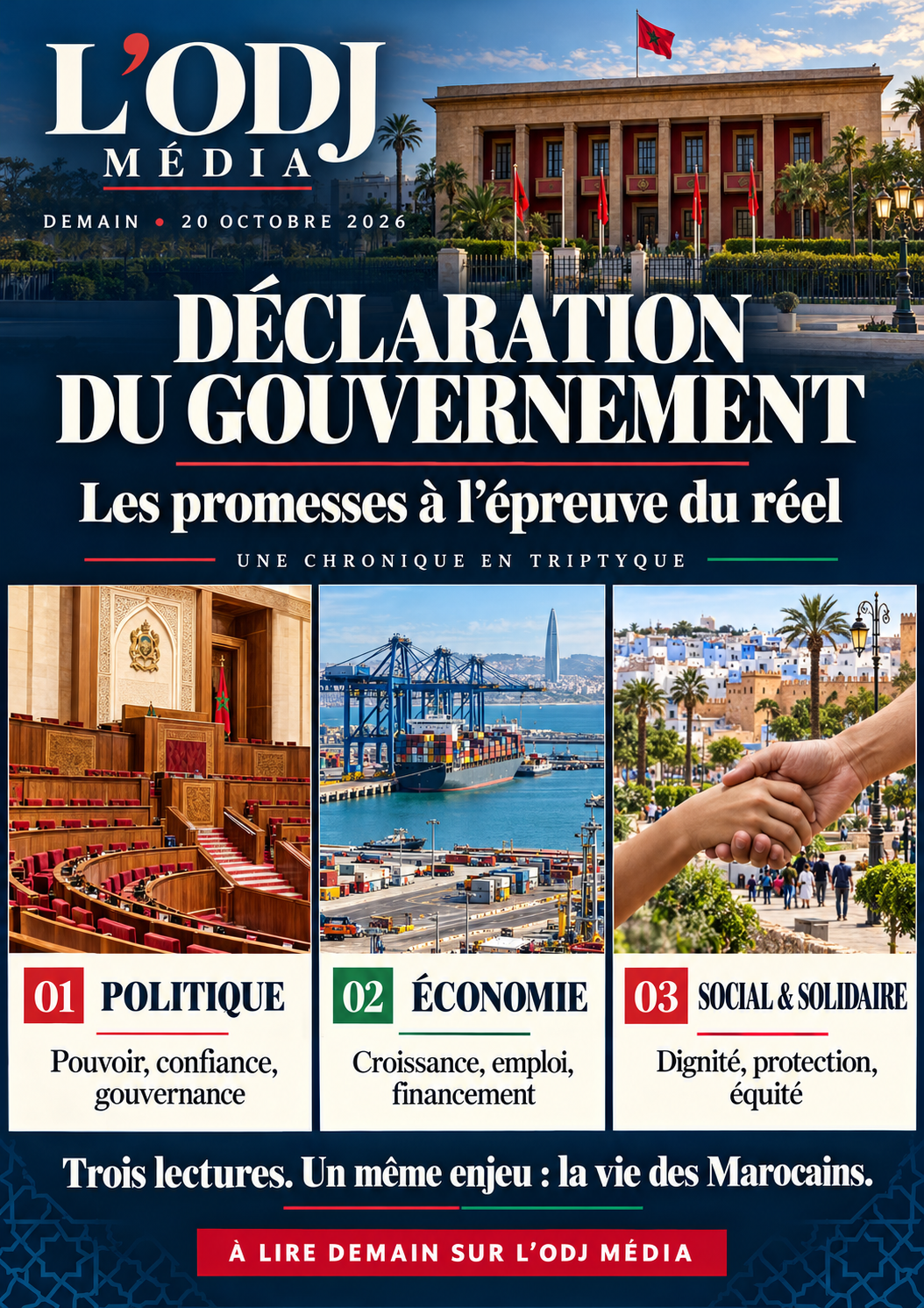 Déclaration gouvernementale : les promesses à l’épreuve du réel