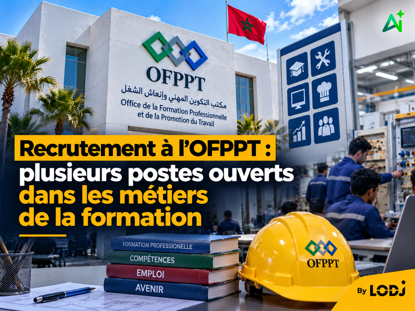 Recrutement à l’OFPPT : plusieurs postes ouverts dans les métiers de la formation