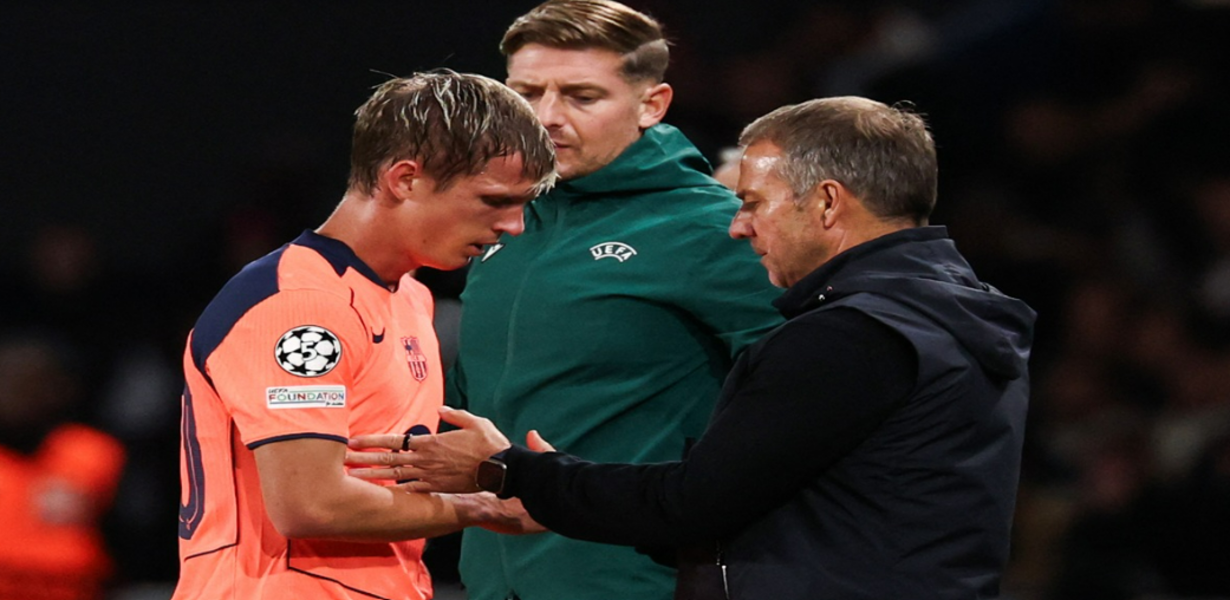 FC Barcelone : Dani Olmo absent un mois et forfait pour le Clasico